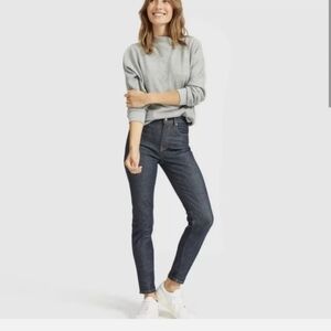 Everlane Darkwash Ankle Skinny Jeans Size 24 New without tags